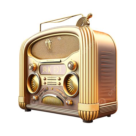 unique gold radio